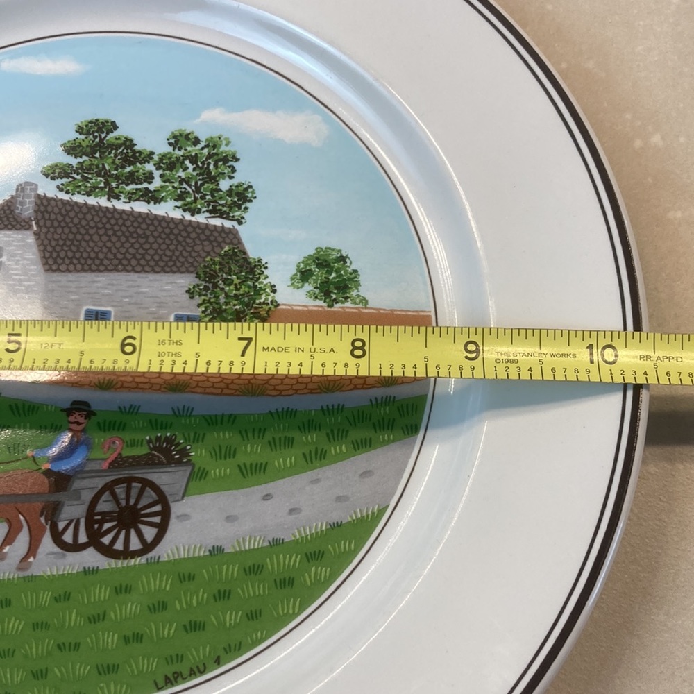 Villeroy & Boch Dinner plate Design Naif Dinner Plate Going to Market - Picture 5 of 5